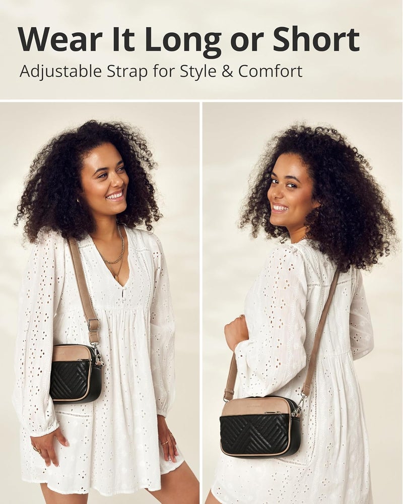 Vantamo Crossbody Bags For Women with Anti-Pickpocket Clip, Premium Purses for Women, Adjustable Strap Handbags & Gift Box - Image 4